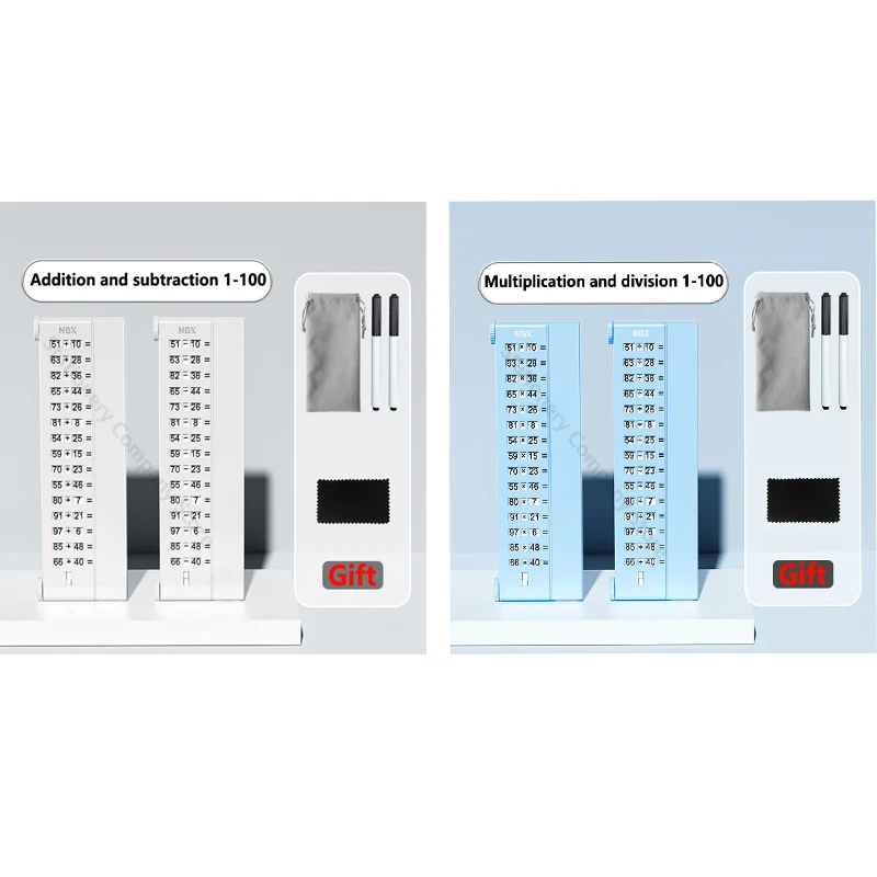

Reusable Math Table Poster Make Question To Learn Addition and Subtraction Multiplication and Division Within 100/200