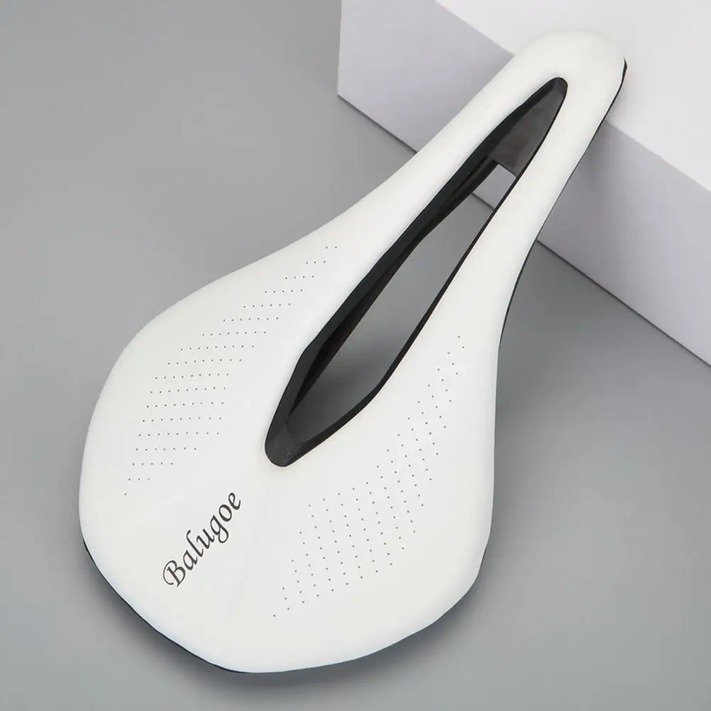 

Bicycle Saddle Cozy Ergonomic Design Riding Saddle Breathable Hollow Bike Saddle for Road Bike Bicycle Parts