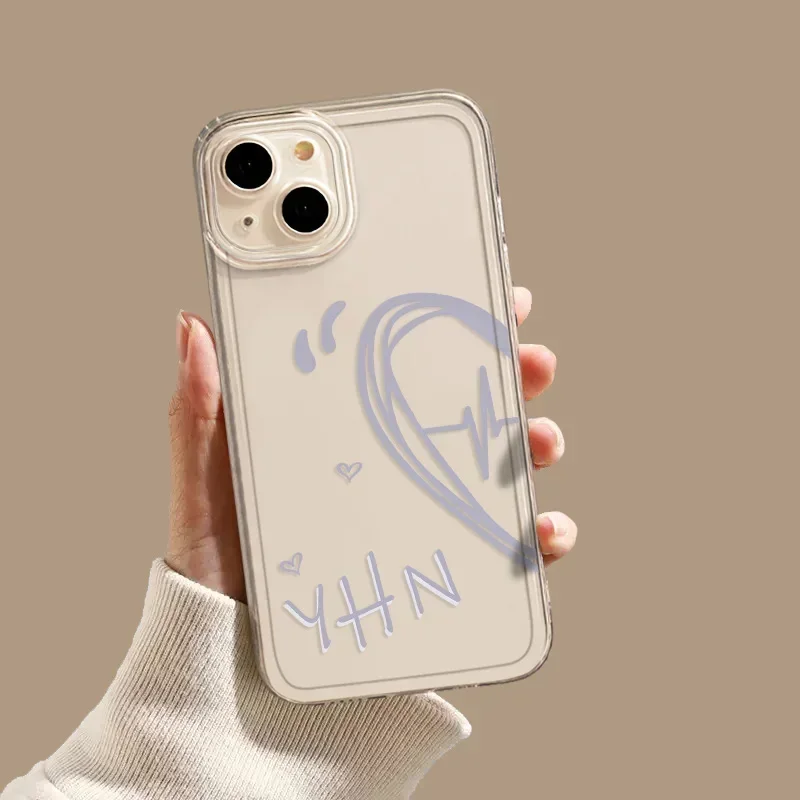 Чехол для телефона Sun Moon Clear Couple Samsung Galaxy S23 S24 S22 Ultra Plus Cover S22+ S23+ S24+ Lovers Heart Paired Shell Fundas