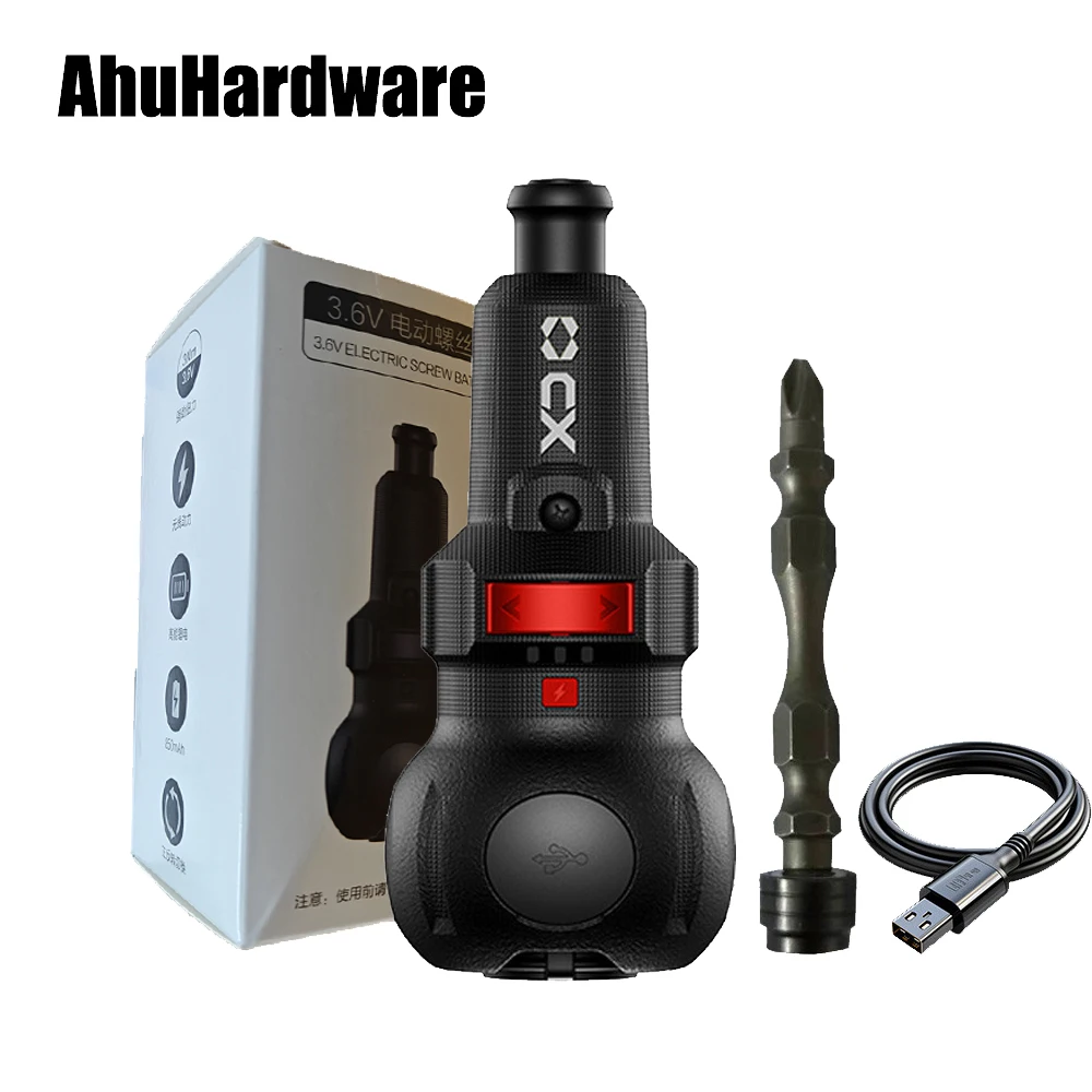 

Мини-беспроводная электрическая отвертка 3,6 В 800 мАч Мини-электроинструмент Перезаряжаемая литиевая батарея Регулировка крутящего момента Светодиодный светильник