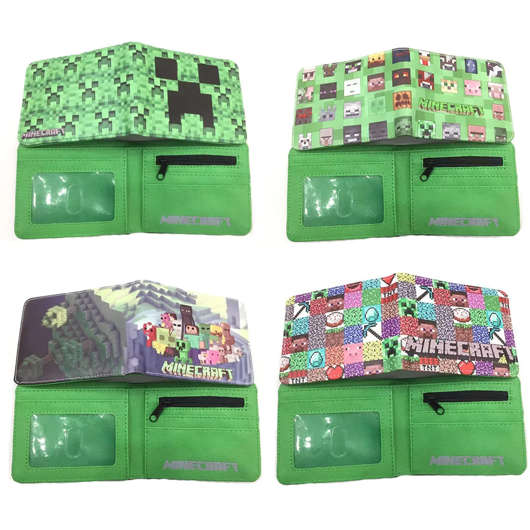 

Minecraft Wallet Chain Cute Game Purse for Girls and Boys Card Holder Coin Purse Children's Birthday Gift