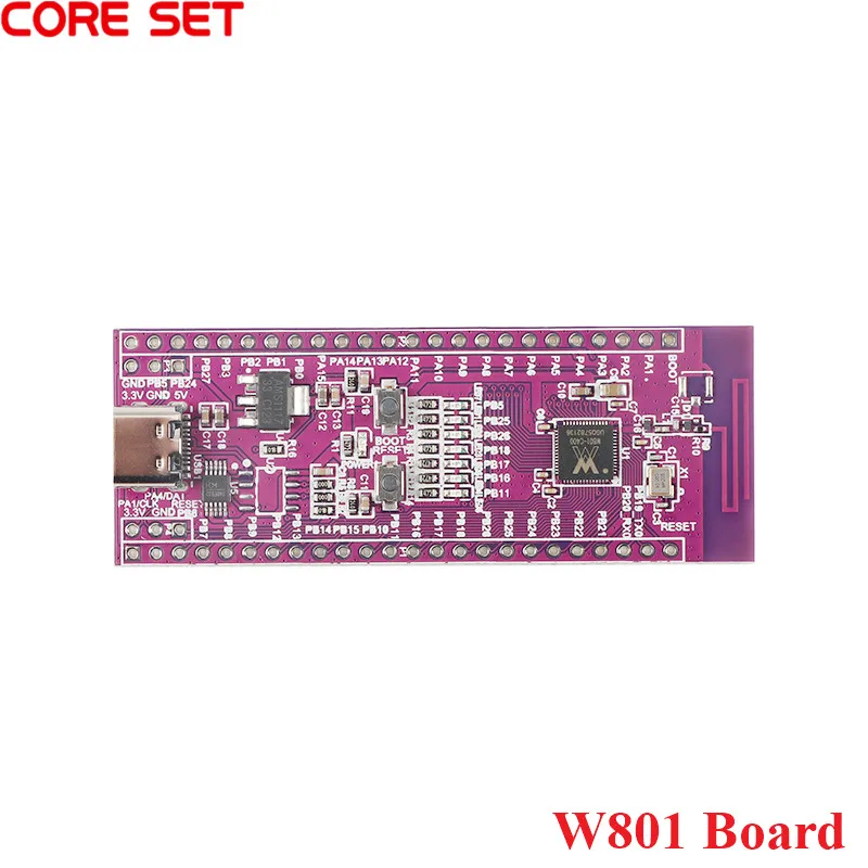 W806 W801 W800 макетная плата микроконтроллер 32-разрядный SOC IoT MCU стандартная