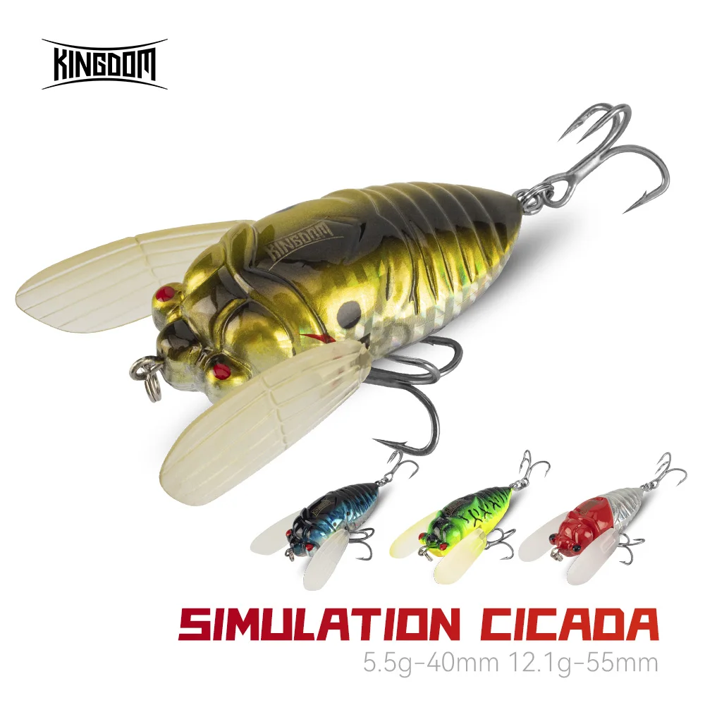 Рыболовная приманка KINGDOM Bionic Cicada 40 мм