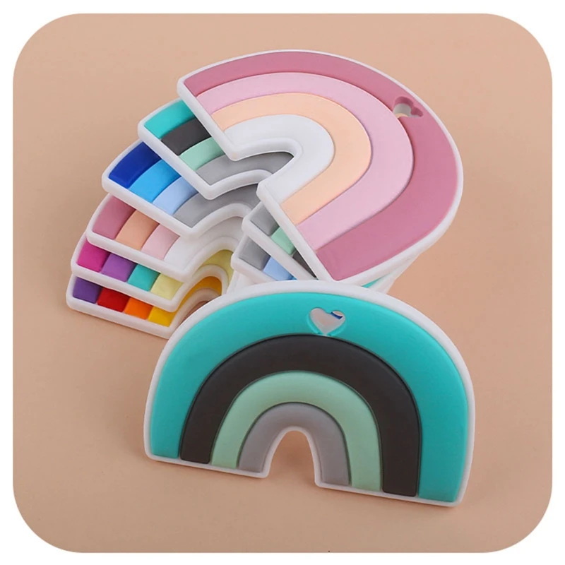 

Детский силиконовый Прорезыватель для зубов радужной расцветки