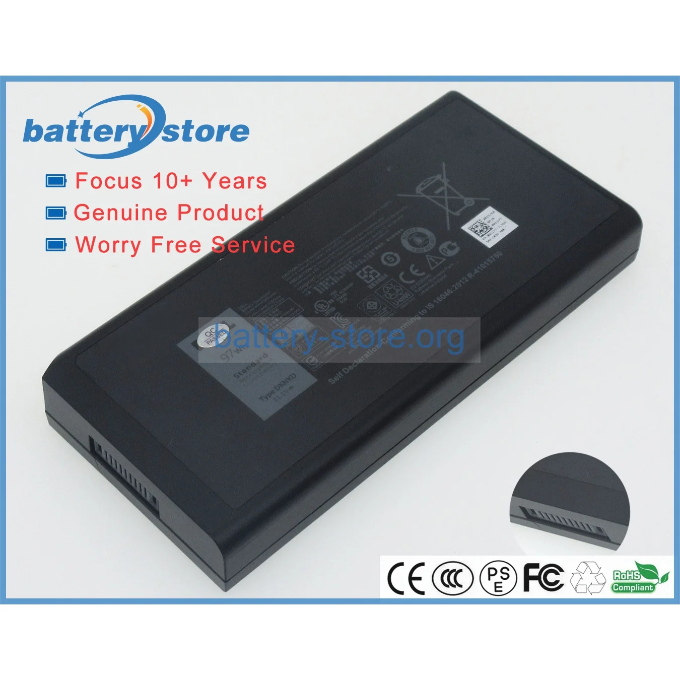 Подлинные Аккумуляторы для ноутбуков X8VWF XRJDF DKNKD XN4KN P45G 5XT3V VCWGN YGV51 09FN4 4XKN5 P46G002 P46G001