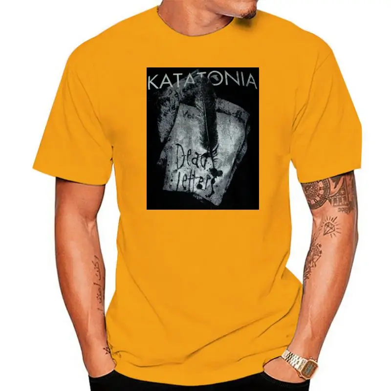

Official Katatonia - Dead Letters T Shirt New Licensed Band Merch All Sizes Summer Blacks Cotton Tshirt
