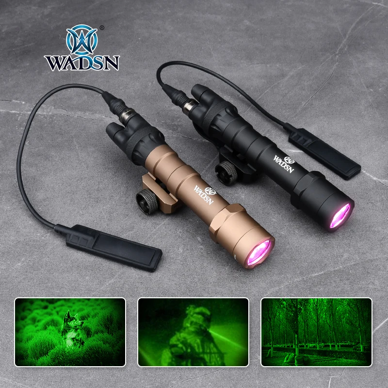 WADSN Tactcial M600 M600B IR LED Flashlight Weapon Light Infrared Night Vision Sight Hunting Airsoft Accessories