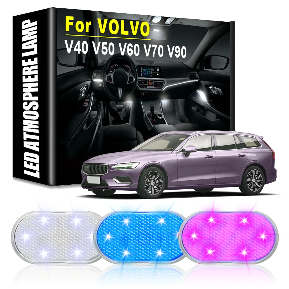 

Car LED Atmosphere Lights Car Rechargeable Touch Lamps Automotive Goods Car Accessories Auto Tools for VOLVO V40 V50 V60 V70 V90