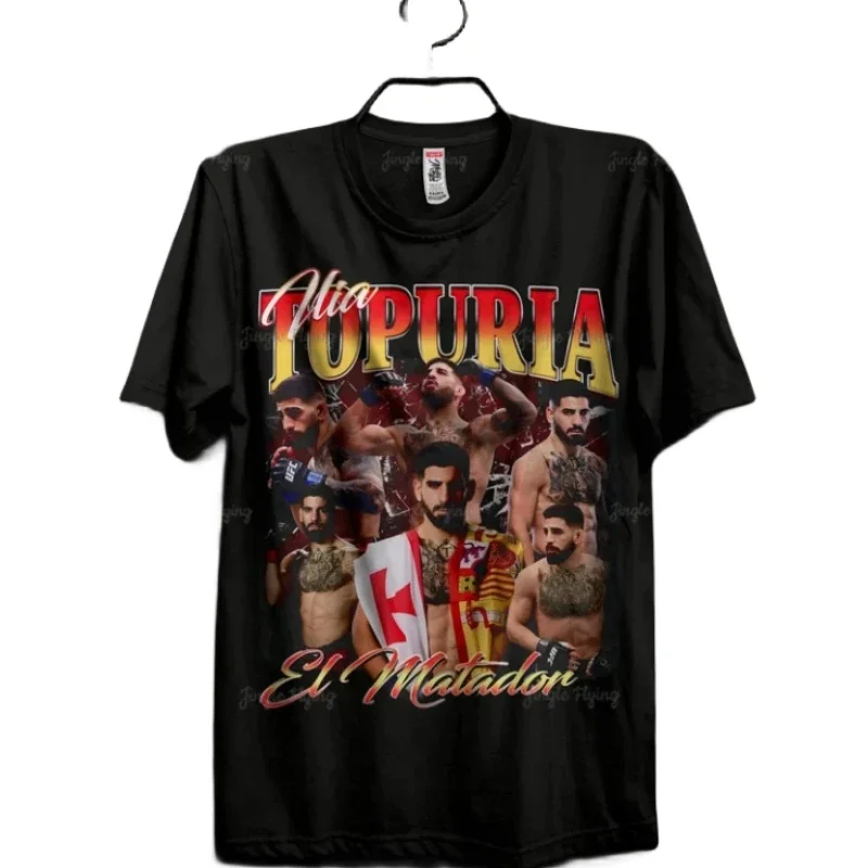 Рубашка Ilia Topuria Meme El Matador Shitpost Ugly Cursed Рубашки Offensive Merch Cringy Hoody Винтажная футболка