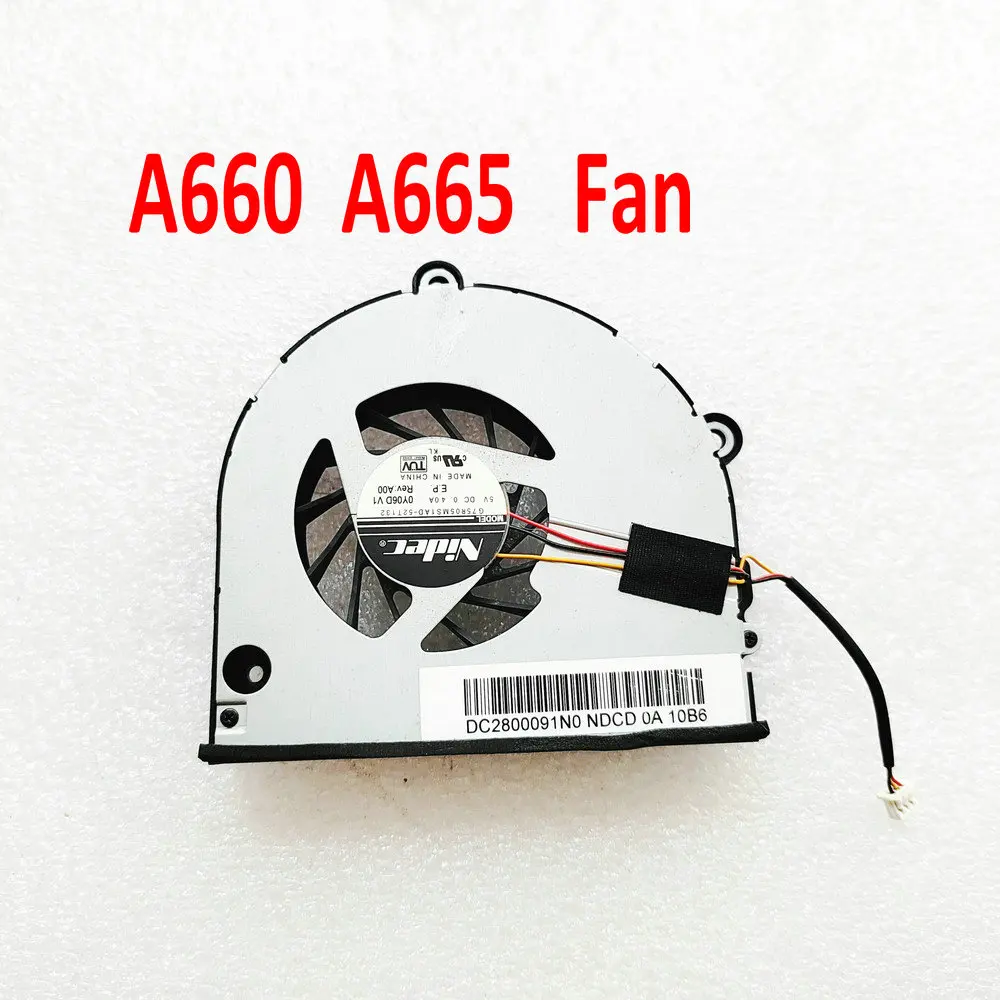 Для Toshiba Satellite A660 A665 Fan DC2800091N0 Cooler A665 0Y06D V1 G75R05MS1AD-52T132