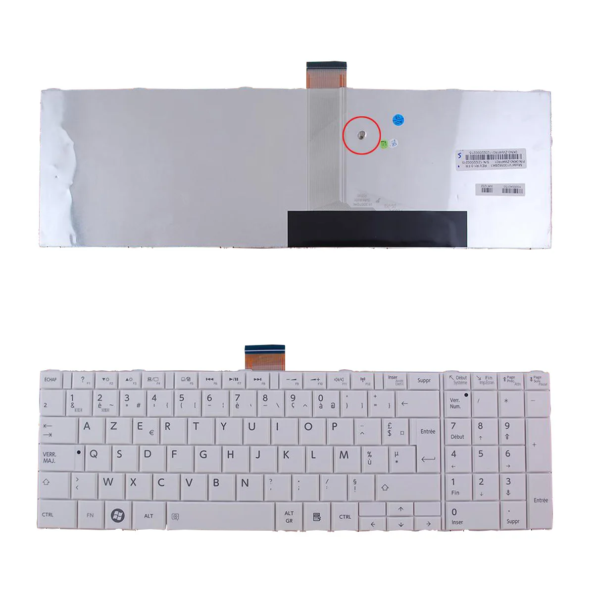 Фото Клавиатура для ноутбука TOSHIBA SATELLITE C850 C855D C850D C855 C870 C870D C875 C875D №2
