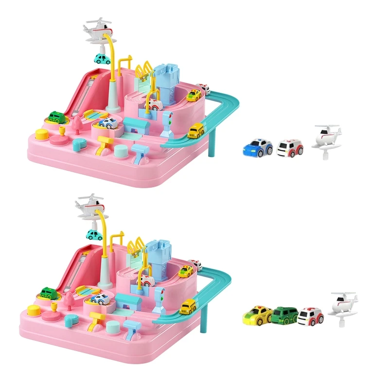 

Transportation Toys Table Portable Improve Hand Eye Coordination Real Scene Kit