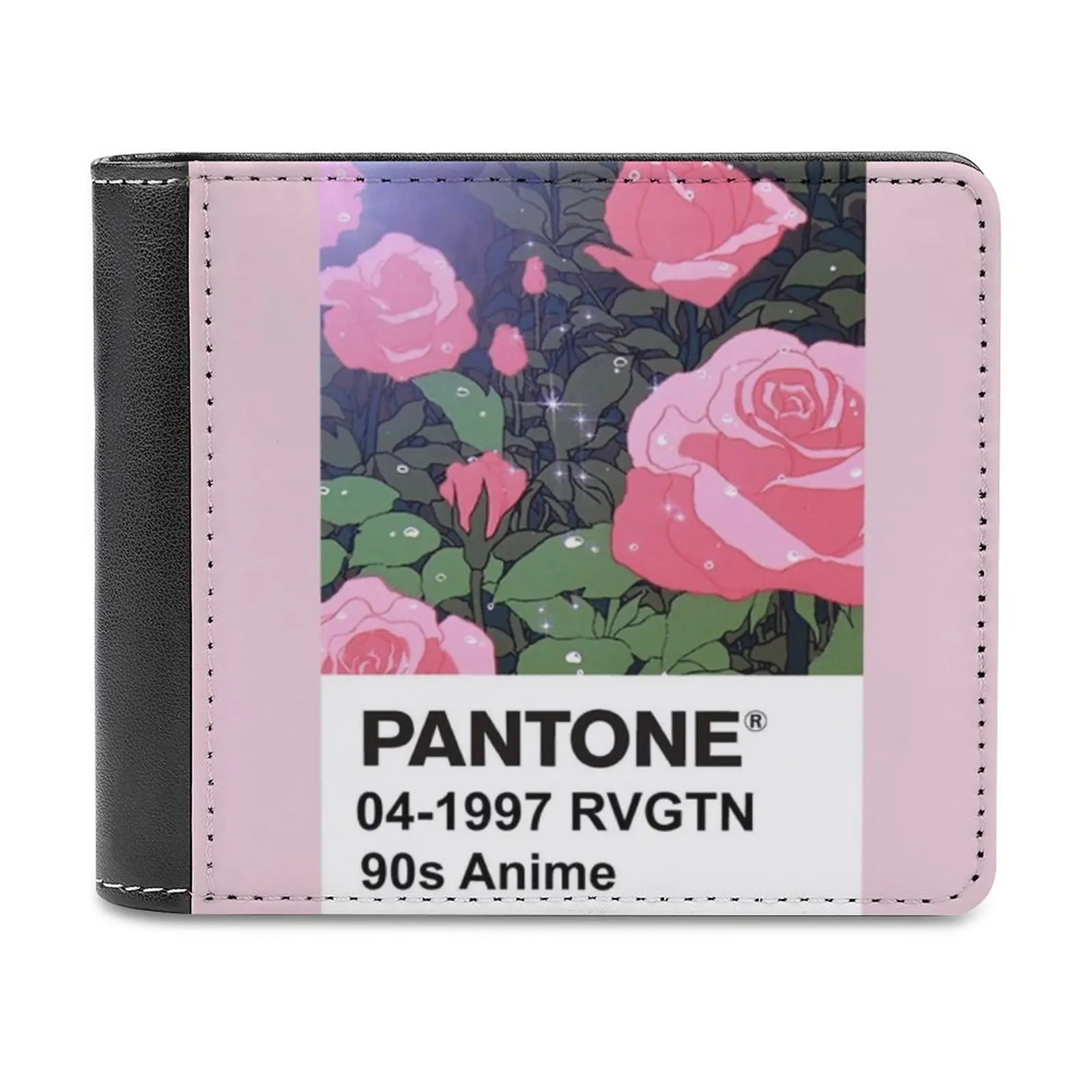 

Pantone 90S Anime 5-Revolutionary Girl Utena Men Wallet Pu Leather Short Male Purses Credit Card Wallet For Men Money Bag