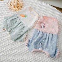 cute dog clothes pet pajamas sleepwear spring summer cotton soft maltese jumpsuit york suits shih tzu outfits chihuahua overalls