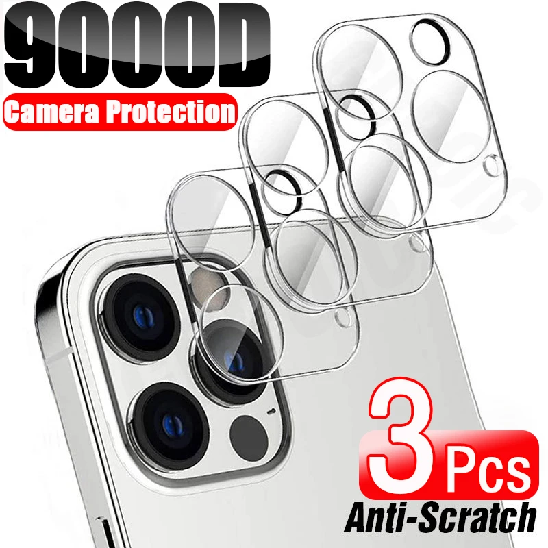 

3PCS Back Camera Lens For iPhone 13 12 11 Pro Mini Max Screen Protector Original Lens Protection Glass Not Film Tempered Glass