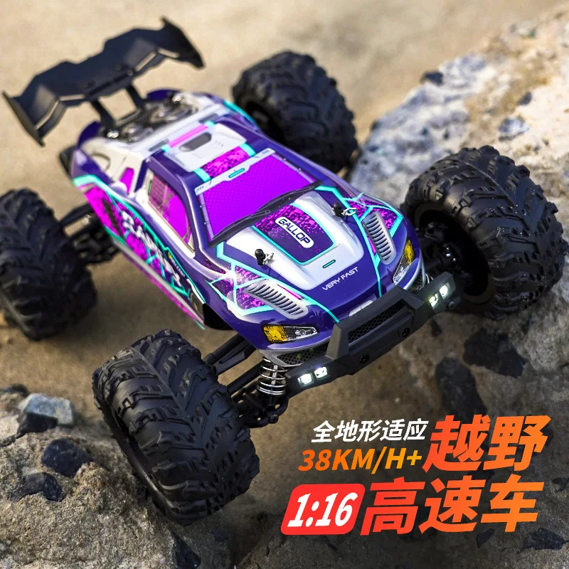 

1/16 2.4g 4wd 38km Rc Car Model Full Proportional Remote Control Crawler Big Foot Off Road Truck Rtr Vehicle Toys For Boys Gift