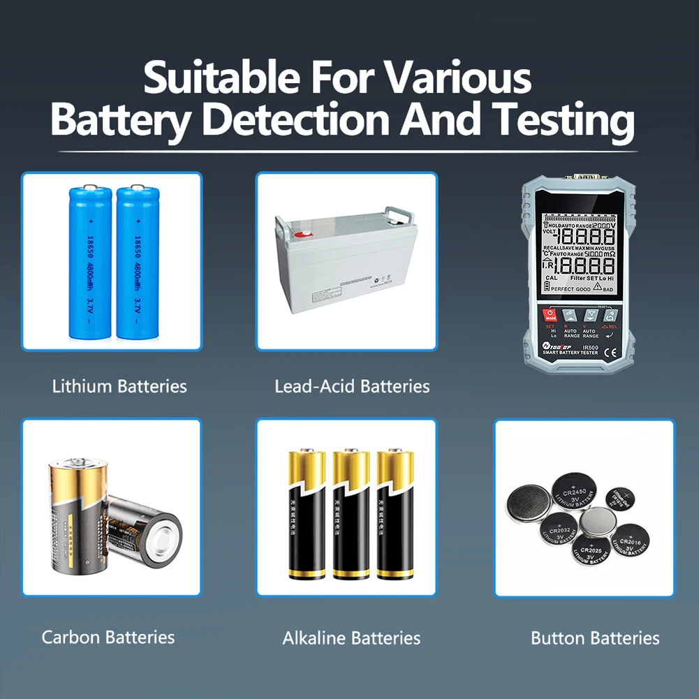 IR500/IR502 Внутренний Омметр Батареи 120 В 4-проводной Тест Для Измерения Калибровки