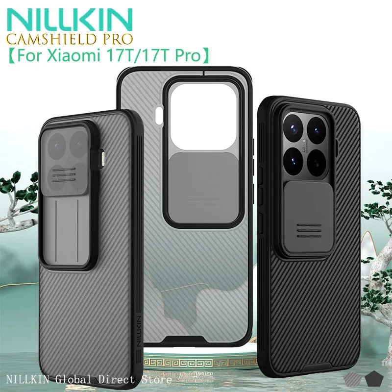 Фото Чехол NILLKIN CamShield для Xiaomi 17T/17T Pro, защита объектива, экологичный материал PC+TPU, нескользящий, защита от отпечатков пальцев, защита от масляных пятен, тонкий, удобный в использовании. №1