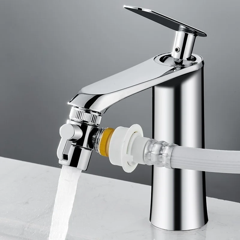 

Faucet universal joint washbasin one in two washing machine diverter multifunctional household converter