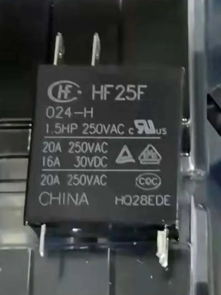 Relé Hf25f024-h 20a 24vdc Pinos 24v
