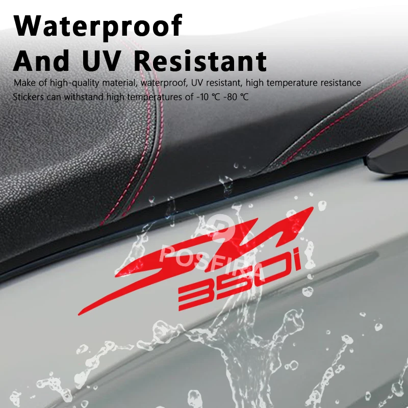 Фото POSFIRA мотоциклетные наклейки водонепроницаемые наклейки для Honda SH350 SH350i SH 350i аксессуары 2021-2025 2024 наклейки на мотоцикл №4
