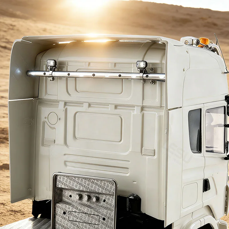 Фото Светодиодный фонарь LESU RC Truck 1/14 из алюминиевого сплава S-1321 для радиоуправляемых тракторов и самосвалов Tamiya 1/14, аксессуары, запчасти DIT №1