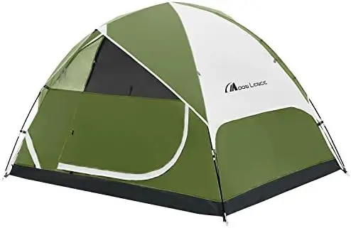 

Tent 2/4Person Family Tent Double Layer Outdoor Tent Waterproof Windproof Anti-UV \u2026