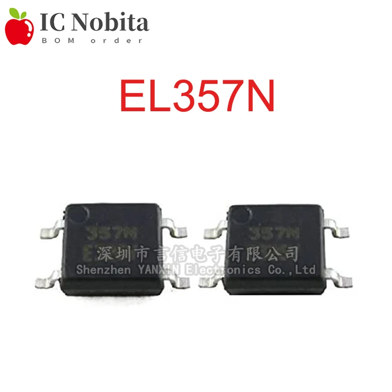 Новинка 100 шт. EL357N-C SOP-4 EL357N 357N-C EL357-C SOP4 EL357NC SMD оптрон IC