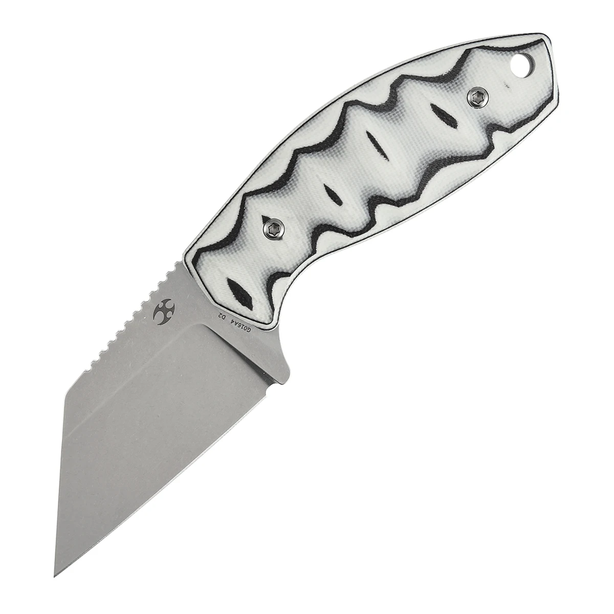 Фото Нож Kansept Fixed Blade G016 Siafu с лезвием D2 2,41 дюйма и рукоятью из микарты/G10, с двусторонними ножнами, для кемпинга и активного отдыха, полезный инструмент. №3