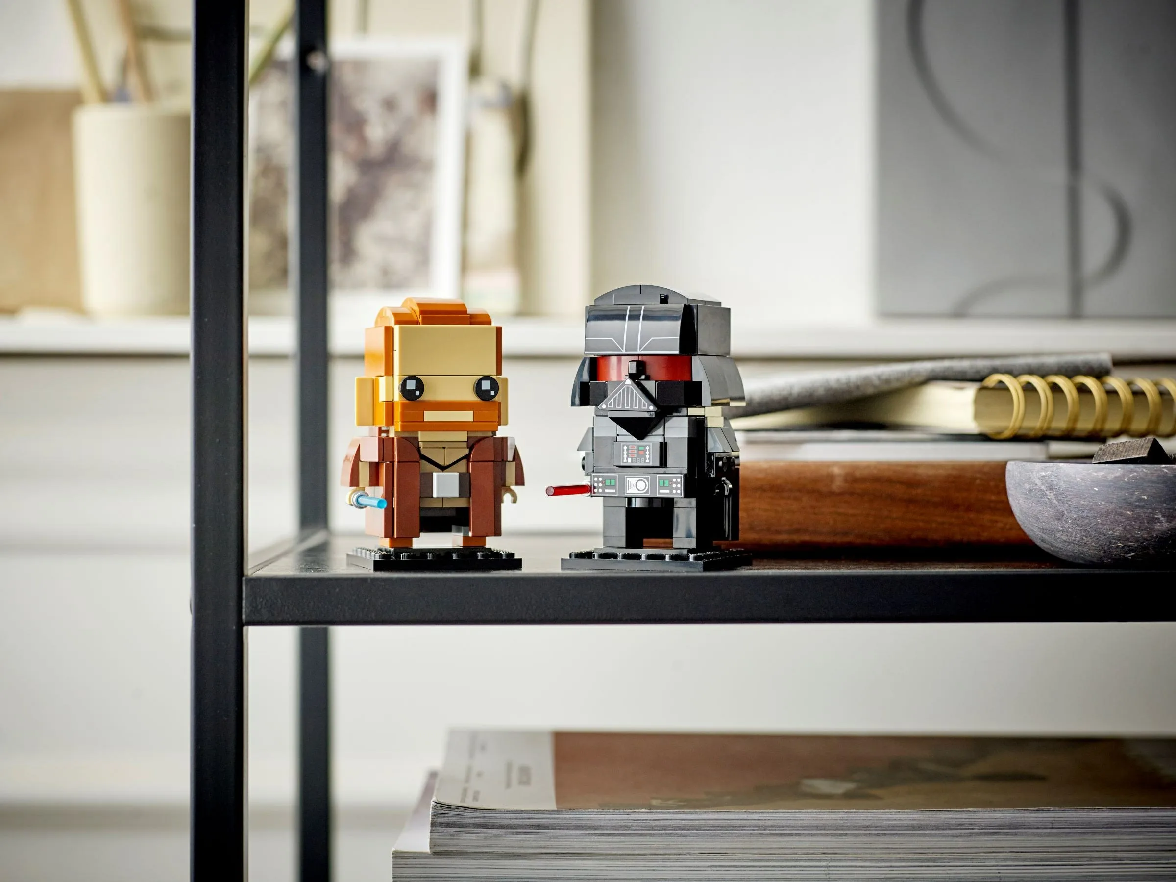 LEGO &amp Звездные войны Оби-Ван Кеноби и Дарт Вейдер детские строительные блоки