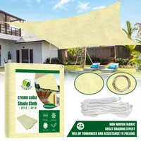 sun shelter shade sail outdoor awnings uv resistant rectangle sunshade sunblock net greenhouse cover outdoor patio garden