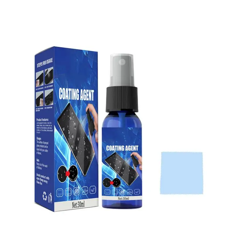 

30ml Anti-Scratch Coating Agent Spray | Oleophobic Protector Film 9H Hardness For Mobile Phones, Cameras, And Tablets