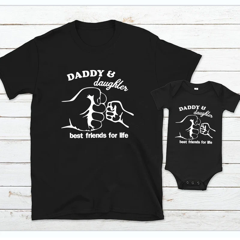 

Father and Daughter Best Friends for Life Tshirt Father's Day Gift Family Matching Clothes Gift for Dad Father Daughter Tee M