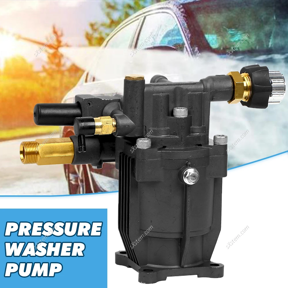 Pressure Washer Pump High Pressure 3000Psi Triple Piston OEM 19.05mm 220V 9LPM 50m Applicable Models 5.5/6.5/7HP