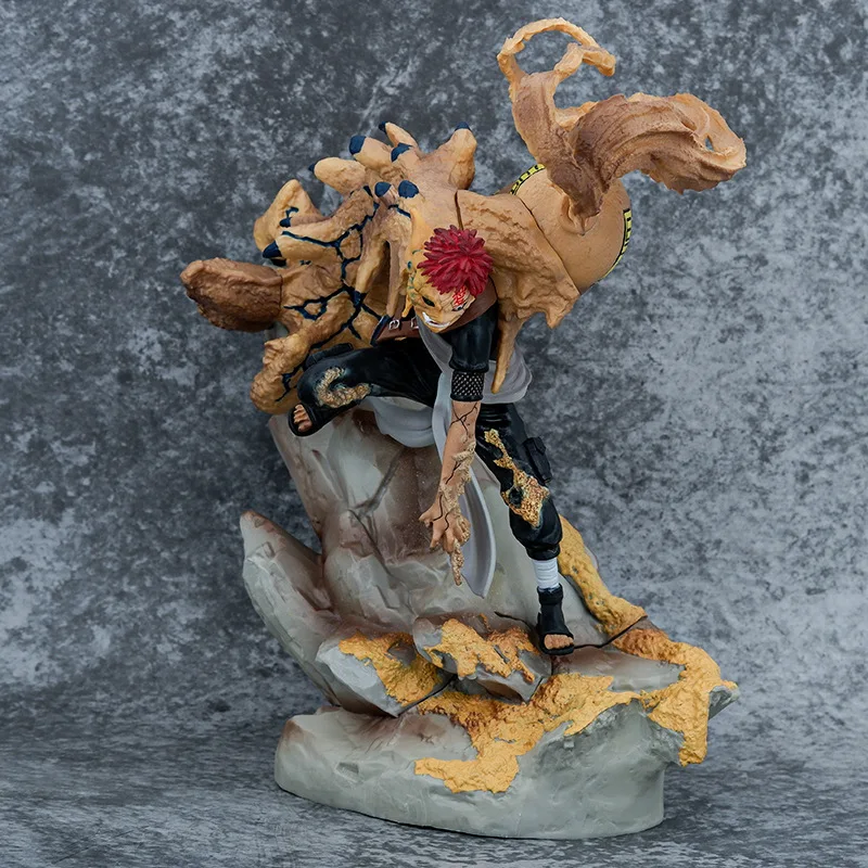 

Anime Action Figures 31cm One tail Gaara Action Figure Japan Anime Gaara PVC Figure Model Doll Anime Lover Collection Kids Gift