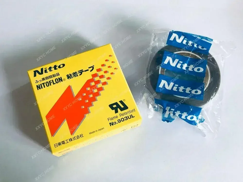 T0.08 мм * W(13 19 мм) L10m 903 лента NITTO DENKO из Японии водонепроницаемая односторонняя NITOFLON