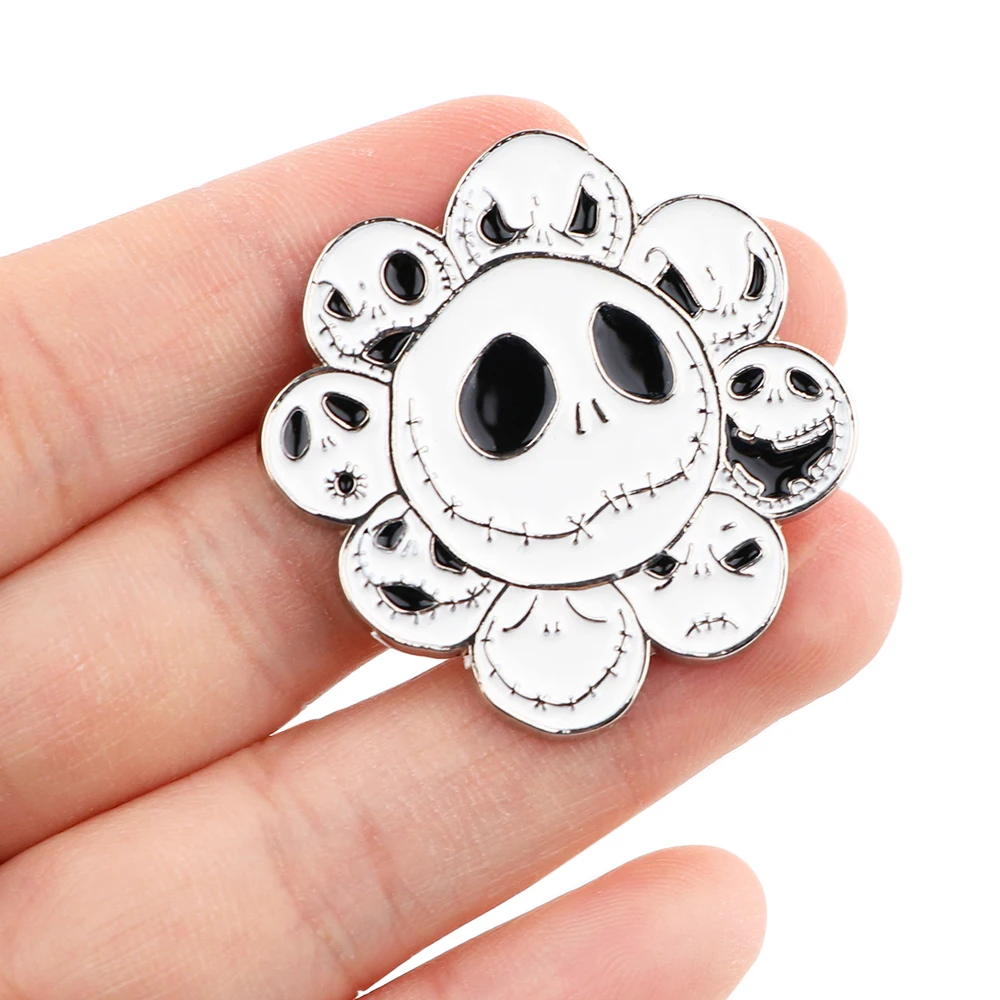 Эмалированная заколка Кошмар перед Рождеством заколки для лацканов рюкзаков