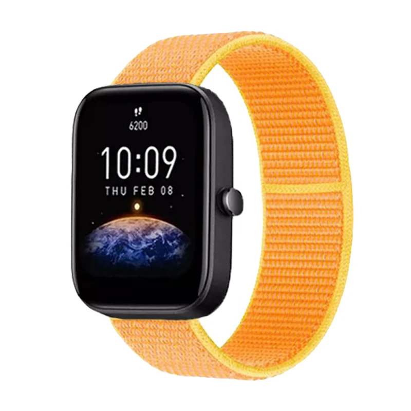 Ремешок быстросъемный для Samsung Galaxy Watch 3 Active 2 S3 46 42 мм нейлоновый браслет Amazfit bip gtr
