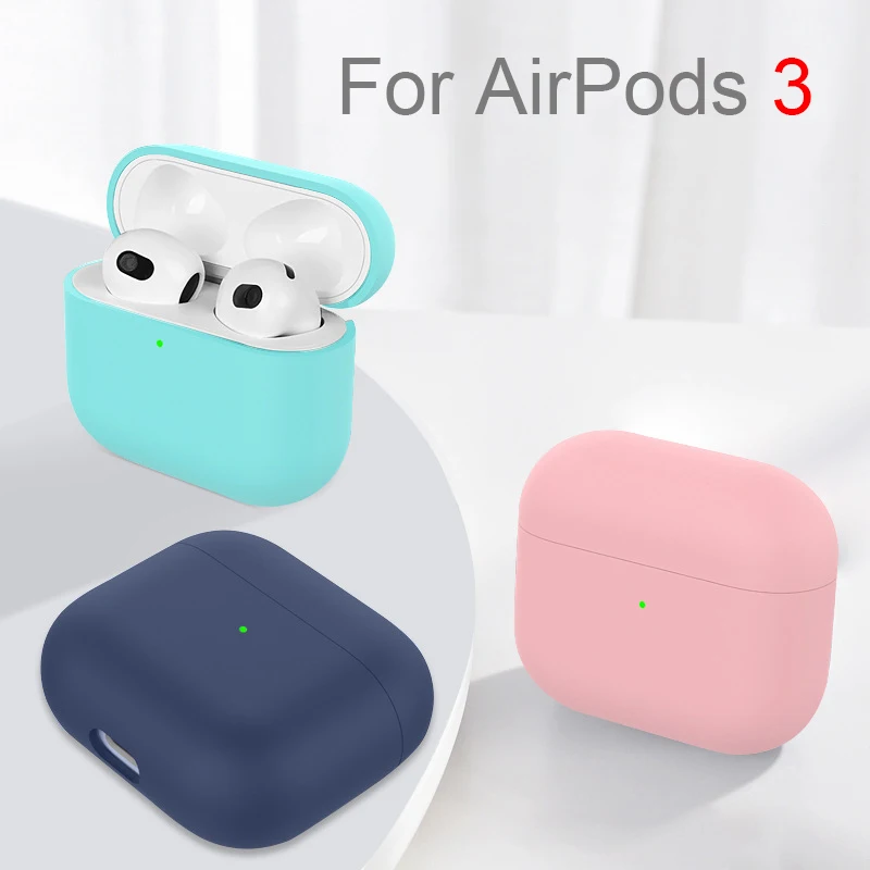 for airpod 3 2021 case Silicone Soft Skin Protect Case cute Pro 2 case for airpods 3rd generation fund for Airpods Pro 2 3 Cover