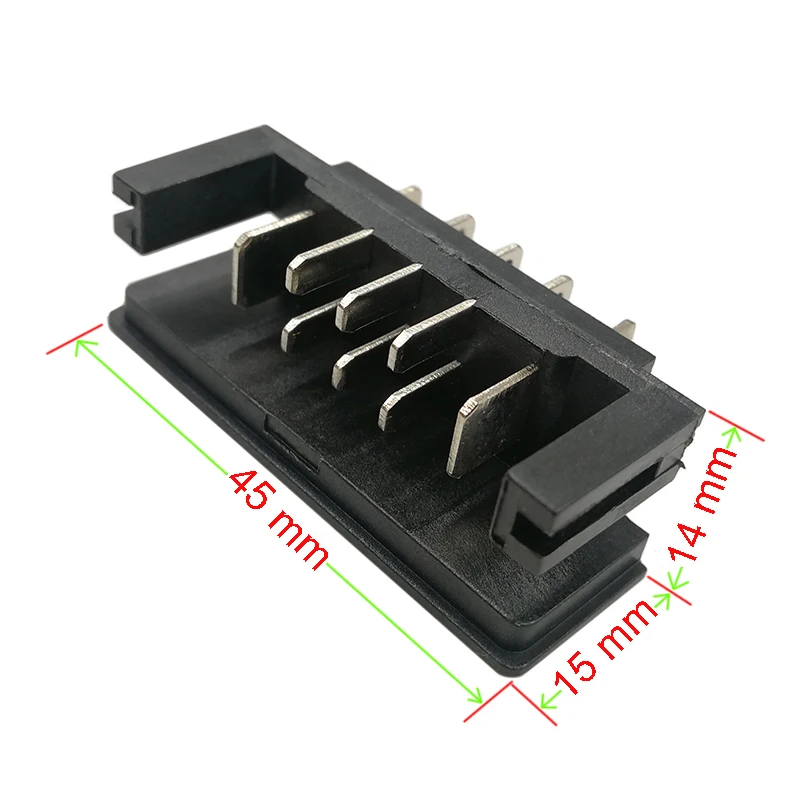 

Bracket Connector Terminal Replacement USB 14.4V 18V 8x1cm Adapter Assembly Charger DCB118 Li-Ion Battery PCB For DCB112 DCB115