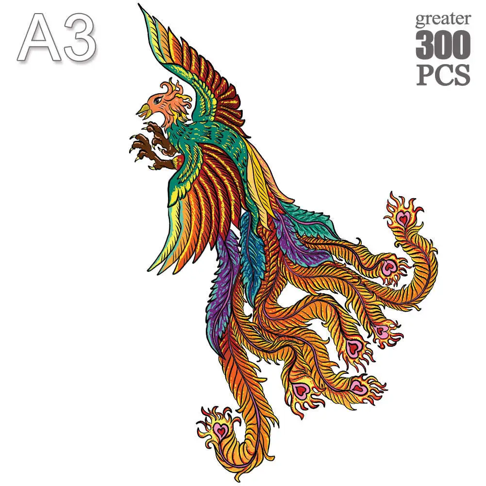 

2022 Wooden Jigsaw For Adult child Puzzle bird Animals Shape Kids Puzzle Educational Toys Wood DIY Crafts Gifts Puzzle Games