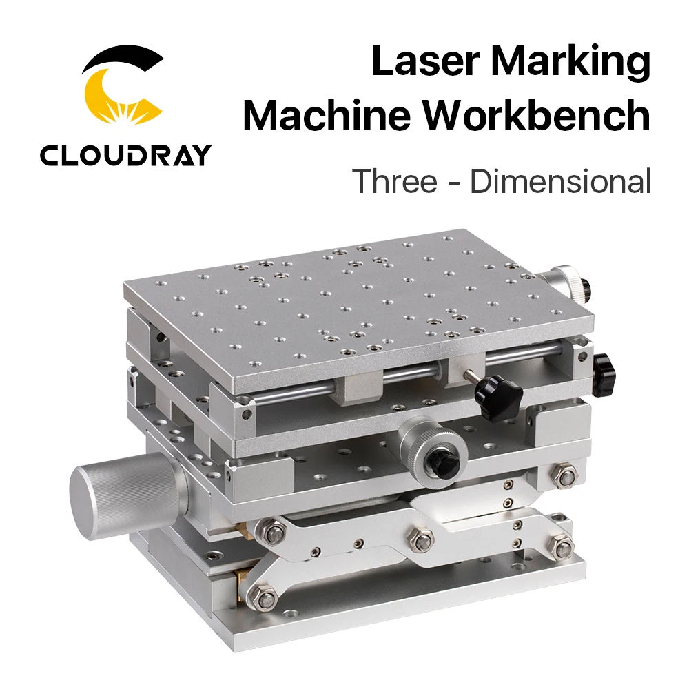 

Рабочий станок Cloudray для лазерной маркировки 3D, Рабочая поверхность XYZ Axis 210x150x150 мм, высота 150-278 мм для волоконно-лазерной машины