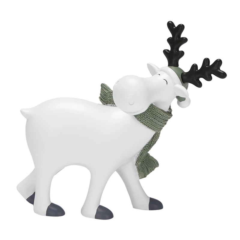 

Personalized Home Decoration Resin Statue Living Room Animal Decoration Christmas Gift Fun Deer Modern Decoration