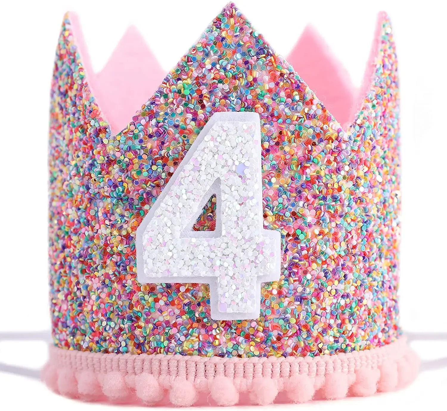 

Детская корона MOONBIFFY розового цвета