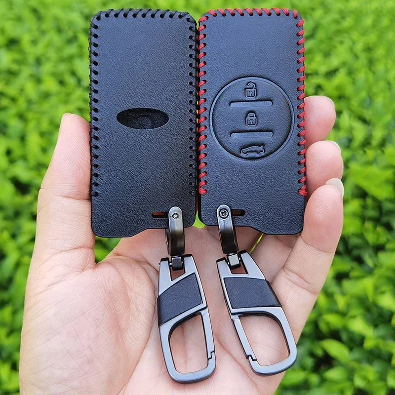 Кожаный чехол для автомобильного ключа Chery Tiggo 7 Pro 8 Exeed 2 3x Arrizo 5 Gx 5x EQ7 4