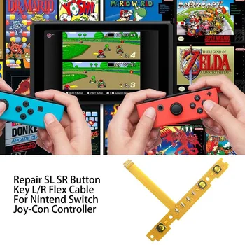 Replacement SL SR ZR ZL L Right Left Button Key Ribbon Flex Cable for Nintendo Switch JoyCon NS Repair Part 4