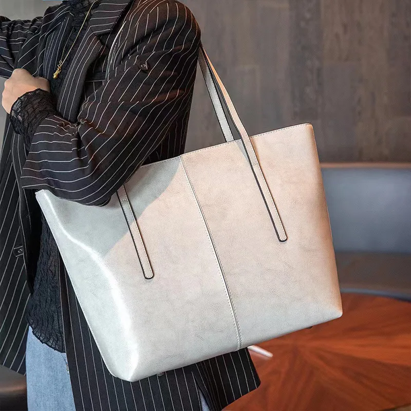 Сумка подмышки женская сумка-тоут большая вместительная сумка на плечо из