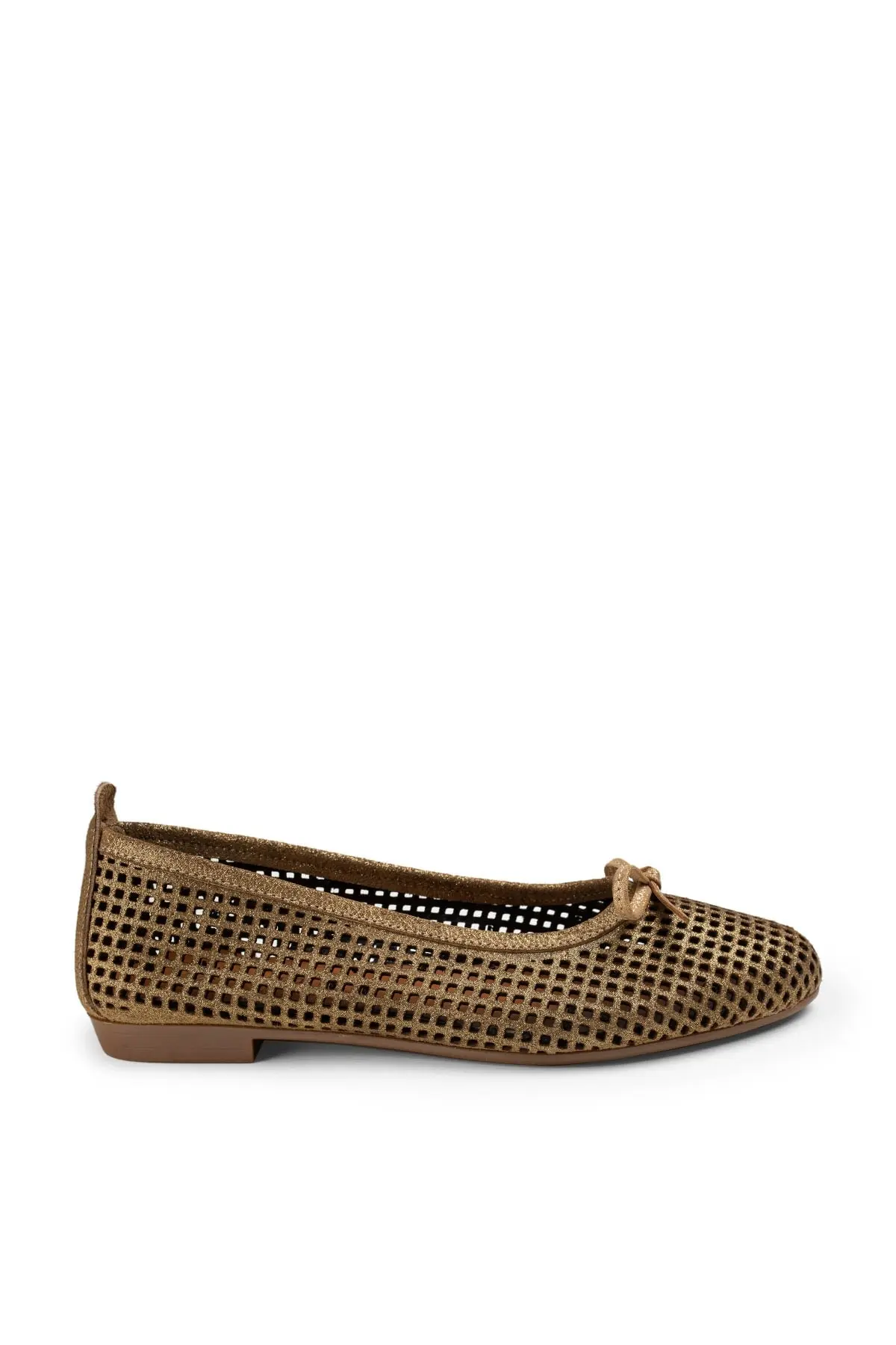 

Women Flats Shoes Genuine Leather Gold Color Laser Cut Fashion Flats For Ladies Casual Shoes Elegant Flat Summer Footwear