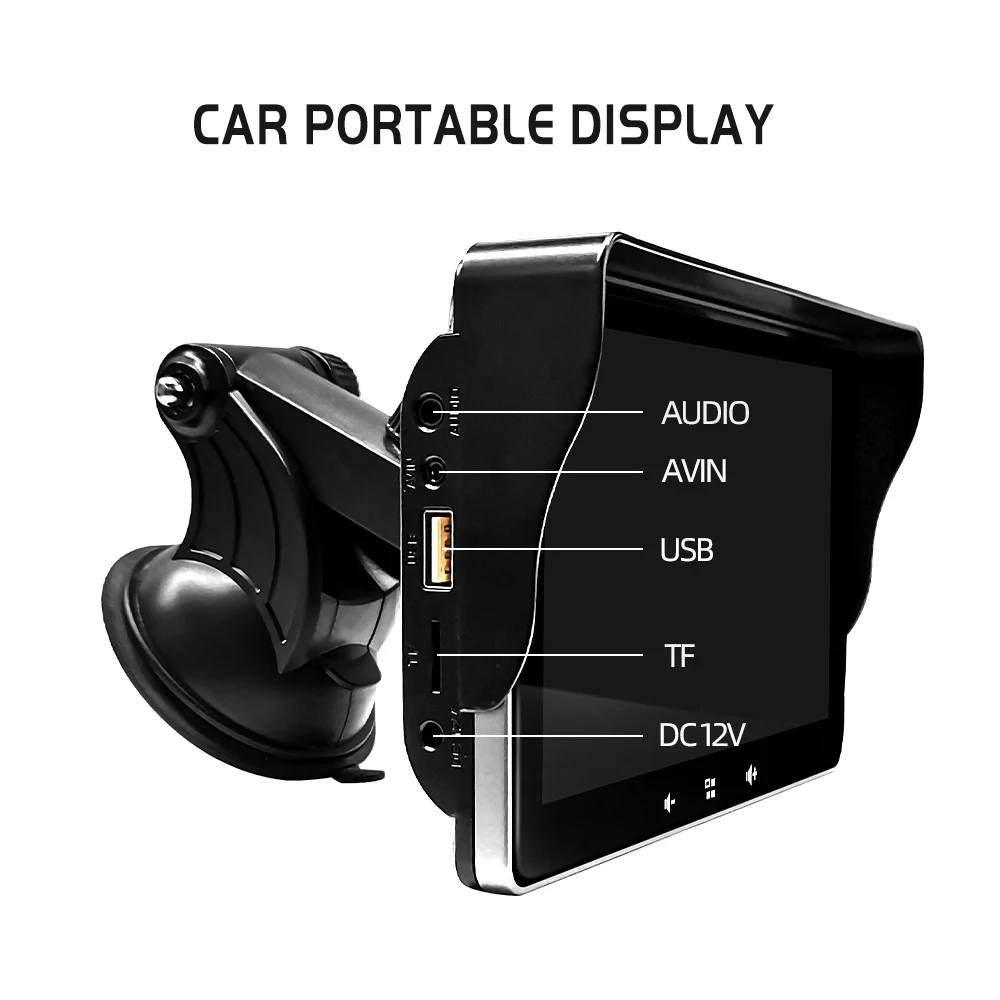 $107.66 DOVOX 2din Wireless Carplay Android Auto 7” Touch Screen Car Radio Portable Autolink Multimedia Player 2 Din For Universal