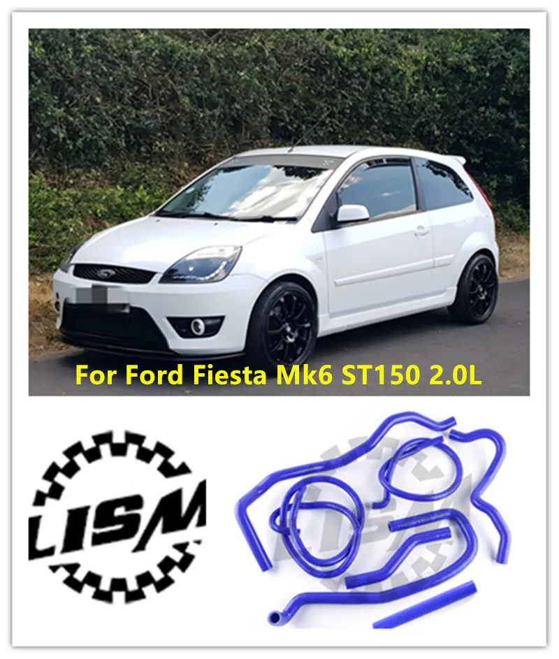 

7PCS Ancillary Water Hose Silicone Radiator For Ford Fiesta Mk6 ST150 2.0L Replacement Auto Parts